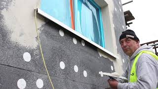 Application and installation of an external wall insulation system [upl. by Aivun49]