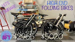 P LINE AND T LINE COMPARISON BROMPTON FOLDING BIKES [upl. by Hume]