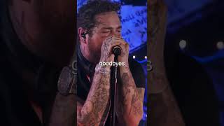 Post Malone  Goodbyes LIVE 😳🔥 [upl. by Maretz]