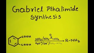 Gabriel Pthalamide SynthesisMechanism [upl. by Aibat]