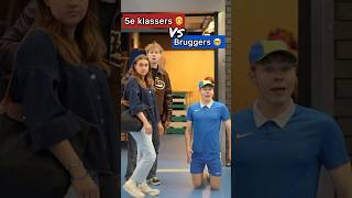 5e Klassers VS Bruggers 🤓 Hoe veel uur heb jij gym in de week 🤔JadeKonal [upl. by Nart]