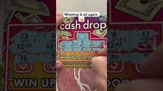 Florida Lottery cash drop win all found scratchers fyp scratchofftickets ￼ [upl. by Zorine]