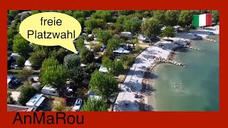 🇮🇹 Gardasee Manerba Camping Rio Ferienglück mit Drohnenflug Italien [upl. by Buyer178]