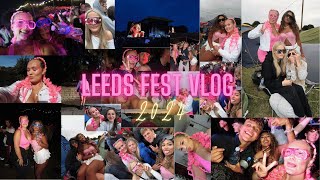 LEEDS FEST VLOG 2024 🕺🏻🎪💖💫🥳 [upl. by Artimid]