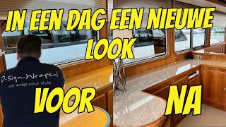 WE WRAPPEN DE ENJOY LIFE Refit deel 18274 YACHT VLOG [upl. by Malinin]