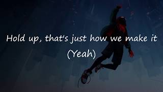 Amine  Invincible Lyrics  OFFICIAL LYRIC VIDEO  FROM SPIDERMAN INTO THE SPIDERVERSE [upl. by Jillie]