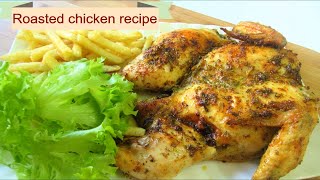 Baked Chicken Recipe Oven Baked Whole Chicken Recipe Afghan Cuisine کباب مرجوجه کبابکباب داشی [upl. by Paulita]