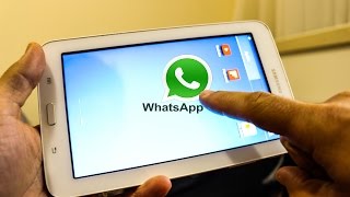 Como Instalar WhatsApp no Tablet sem ChipFácil e rápido [upl. by Yanel438]