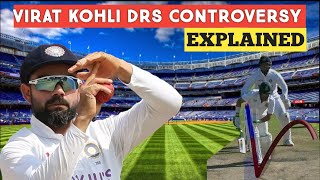 Virat Kohli Drs Controversy Explained  Dean Elgar LBW [upl. by Cherey]