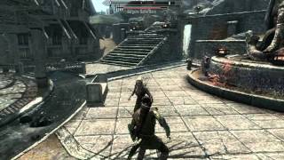 Skyrim MidAir Combat Mod [upl. by Ellenrahs257]