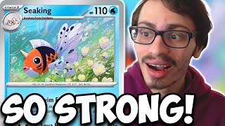 Swim Freely Seaking Is One Of The Best One Prizer Attacking Decks Strongest Fish PTCGL [upl. by Annekahs]