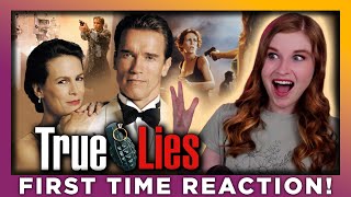 TRUE LIES 1994  MOVIE REACTION  FIRST TIME WATCHING [upl. by Prissie496]