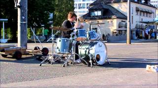 Baard Kolstad Street Drumming 2012 [upl. by Yob]