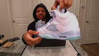 How To Clean Shoes Jordan 5s quotEasterquot [upl. by Marya]