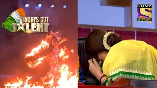 23 वर्ष की Fighter ने किया आग से Fight  Indias Got Talent Season 8  Full Episode [upl. by Aynahs]