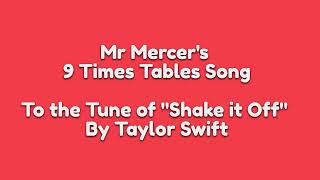 9 Times Tables Song To quotShake it Offquot By Taylor Swift [upl. by Ambrosia]