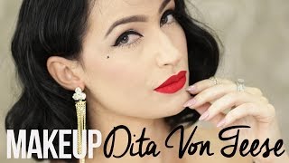 Dita Von Teese Makeup [upl. by Annaiviv97]