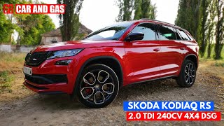 Prueba Skoda Kodiaq RS 20 TDI 240 4x4 DSG  Review  Español  CAR and GAS [upl. by Tsenre]