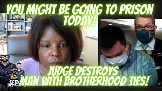 DEFENDANT WITH BAD FRIENDS THINKS HES GOING AWAY JUDGE DESTROYS HIM [upl. by Esirehs]