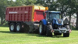 Gras oprapen en inkuilen bij Mts Rolleman met Schuitemaker Rapide 7200 op 305 inch banden 2018 [upl. by Hanna]