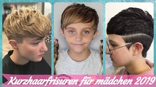 Die schicke 20 Ideen 🎀 zu kurzhaarfrisuren für mädchen 2019 [upl. by Ynnaej]