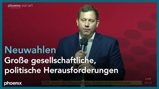 Lars Klingbeil zur SPDKanzlerkandidatur am 221124 [upl. by Aihtyc697]