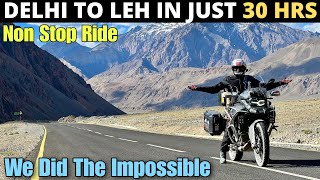 DELHI TO LEH NON STOP 1300 KMS IN 30 HRS  EP01 DELHISRINAGARLEH  BMW F850 GSA  LADAKH 2023 [upl. by Licna330]