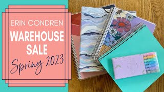 Erin Condren Warehouse Sale  Spring 2023 [upl. by Nehttam]