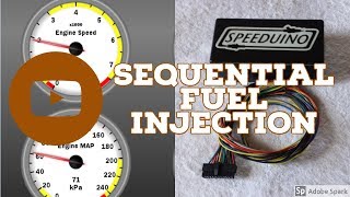 How to  4 Cylinder Sequential Fuel Injection With Speeduino NO2C [upl. by Russom]