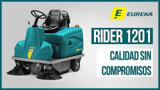 Maquina Barredora Industrial Compacta  Hombre a bordo Profesional  Eureka Rider 1201 [upl. by Elrahc]