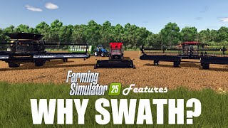 Should you Swath  Feature Friday  Farming Simulator 25  FS25 [upl. by Dionisio489]