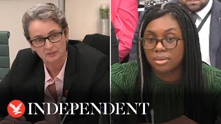 Kemi Badenoch calls Labour MP liar in transgender children clash [upl. by Jaban]