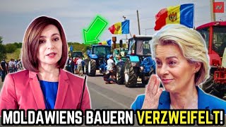 Sandu scioccata DURA REAZIONE dalla Russia Agricoltori moldavi disperati UE impotente [upl. by Wyly]