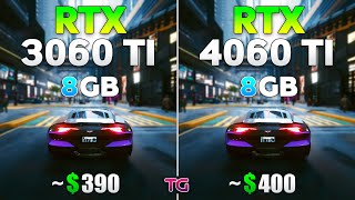 RTX 3060 Ti vs RTX 4060 Ti  Test in 10 Games [upl. by Nylorahs]