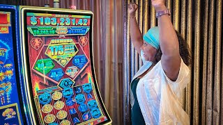 My Wife Cracked The Code on This High Limit Slot MachineAND WON HUGE [upl. by Llerdnod524]