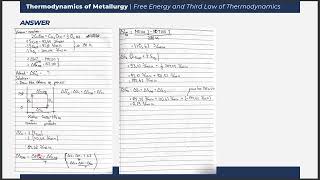 Question and Solution Entropy Change in Dissociation Reaction  Free Energy [upl. by Macpherson]