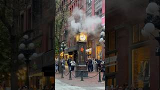 Gastown steam clock Vancouver BC canada travel  Vancouver [upl. by Notliw60]