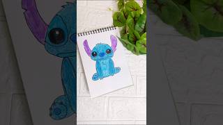 Stitch Character Easy Drawing art drawing artandcraft youtubeshorts stitch artprojectsforkids [upl. by Hildy830]