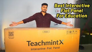 Teachmint X Best Interactive Flat Panel for your Classroom  AI Powered Digital Board Review [upl. by Assilen]