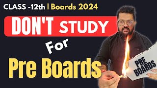 Class 12 Boards 2024  How to Study for Pre Boards  98 in Class 12 Chemistry  Bharat Panchal Sir [upl. by Haissem]