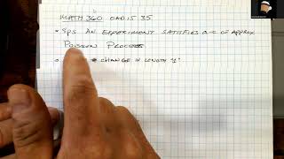 MATH 360 OAD 15 Poisson Distribution Derivation [upl. by Hyde]