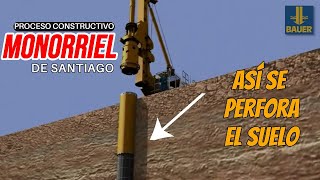 Así REFUERZAN el SUELO Para Construcción del MONORRIEL en SANTIAGO Rd [upl. by Aia]