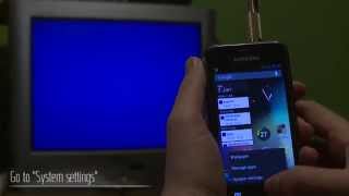 Samsung Galaxy S  i9000   analog TVout test [upl. by Liahcim]