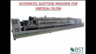 AUTOMATIC SLOTTING MACHINE FOR VERTICAL FILTER ON PVC PIPE [upl. by Eeralih501]