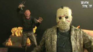 NECA Freddy Vs Jason Deluxe Boxed Set Part 2  Video Review HORROR [upl. by Ecitnerp378]