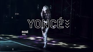 180816 BLACKPINK ROSÉ 로제 Japan Arena Tour Fukuoka Day1 직캠  YONCÉ [upl. by Vasya]