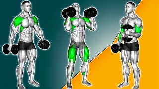 Best Exercises Standing Dumbbells at Home [upl. by Levana683]