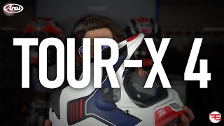 ARAI TOURX 4 presentazione  disponibilità colori  tuttoperlamotoit [upl. by Einaj]