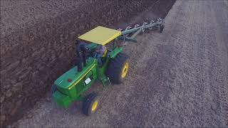 LAMBERSON FARMS PLOW DAY OCT 21 2017 DRONE AERIAL FOOTAGE BENTONVILLE INDIANA [upl. by Ainirtak977]