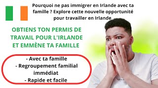 COMMENT IMMIGRER GRATUITEMENT EN IRLANDE🇮🇪 AVEC TA FAMILLE VOICI COMMENT POSTULER [upl. by Schinica]